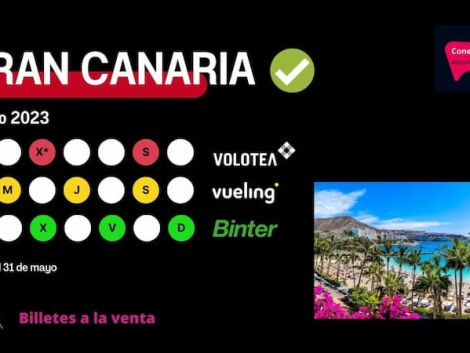 Vuelos Asturias Gran Canaria
